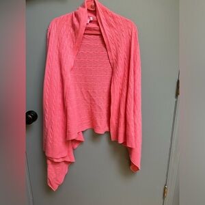 Lilly Pulitzer cashmere sweater wrap